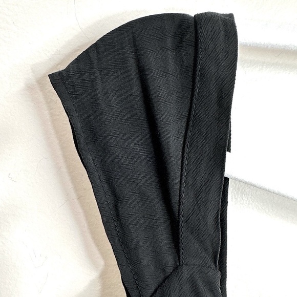 NWT Madewell Cap-Sleeve Crop Wide-Leg Jumpsuit in Black Size 2 - Picture 8 of 16
